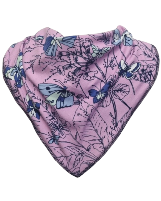 **LIMITED EDITION** Purple Butterfly Bandana Bib - Size 1